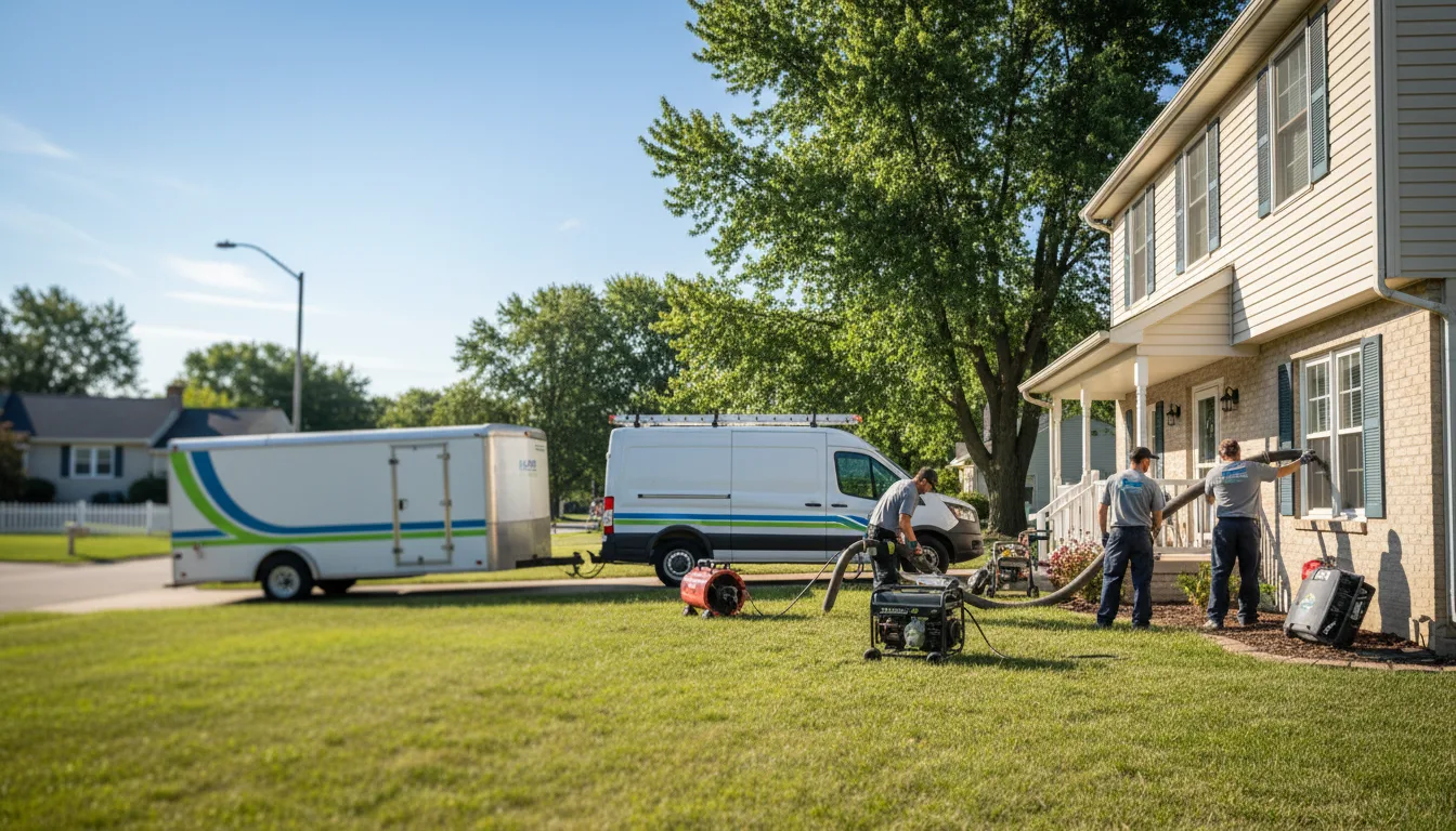 Flooded Basement Restoration And Cleanup With Repair in Greeley, KS near me